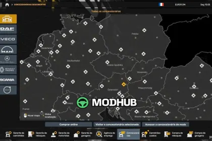 Profil Mercedes Benz Bluetec 6 Marcopolo Paradiso 1350 G8 do Euro Truck Simulator 2