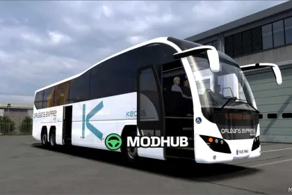 Autobus Plaxton Elite do Euro Truck Simulator 2