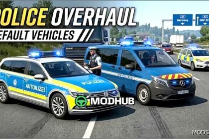 Mod Przeprojektowanie Policji do Euro Truck Simulator 2