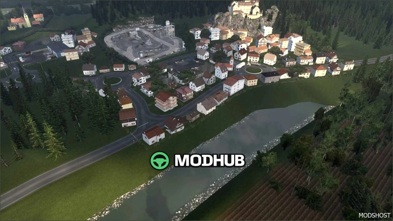 Карта Ліхтенштейну для Euro Truck Simulator 2