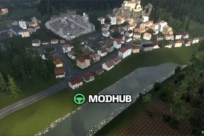 Mapa Lichtensteinu do Euro Truck Simulator 2