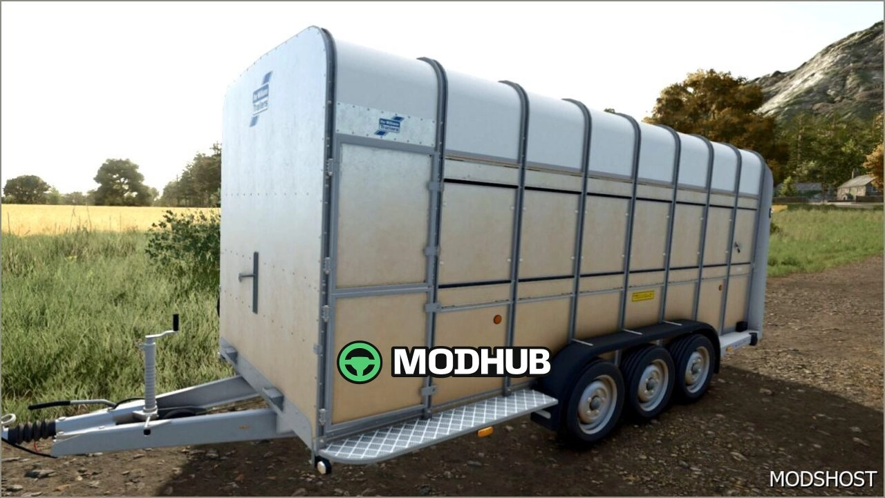 Причіп для худоби Ifor Williams TA510T для Farming Simulator 25