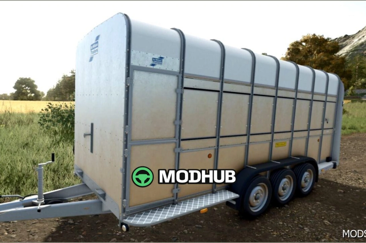 Причіп для худоби Ifor Williams TA510T для Farming Simulator 25