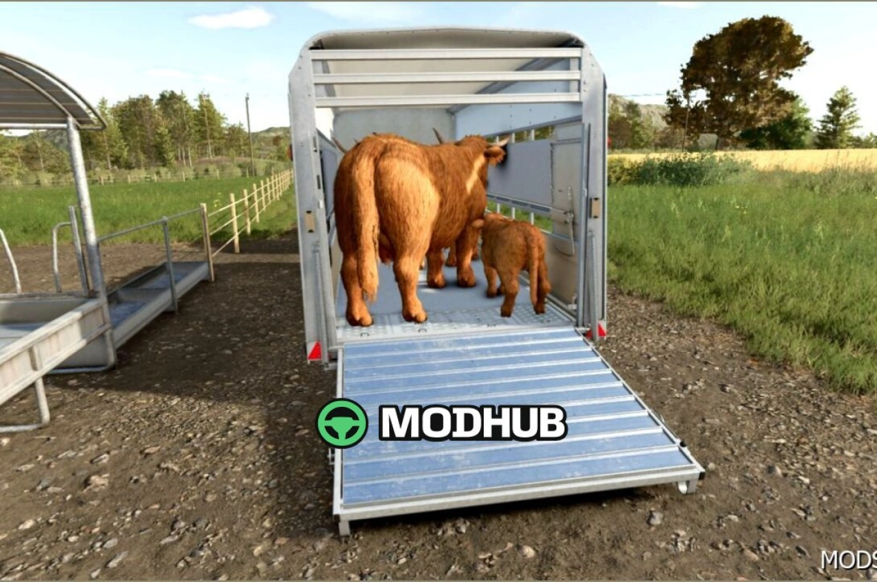 Причіп для худоби Ifor Williams TA510T для Farming Simulator 25