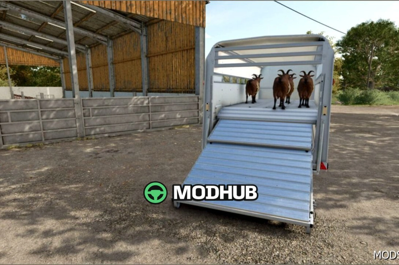 Причіп для худоби Ifor Williams TA510T для Farming Simulator 25