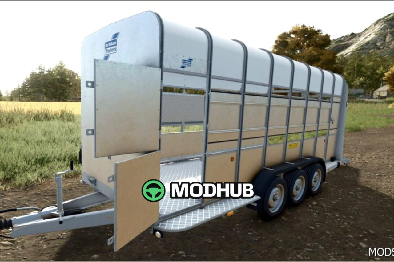 Причіп для худоби Ifor Williams TA510T для Farming Simulator 25