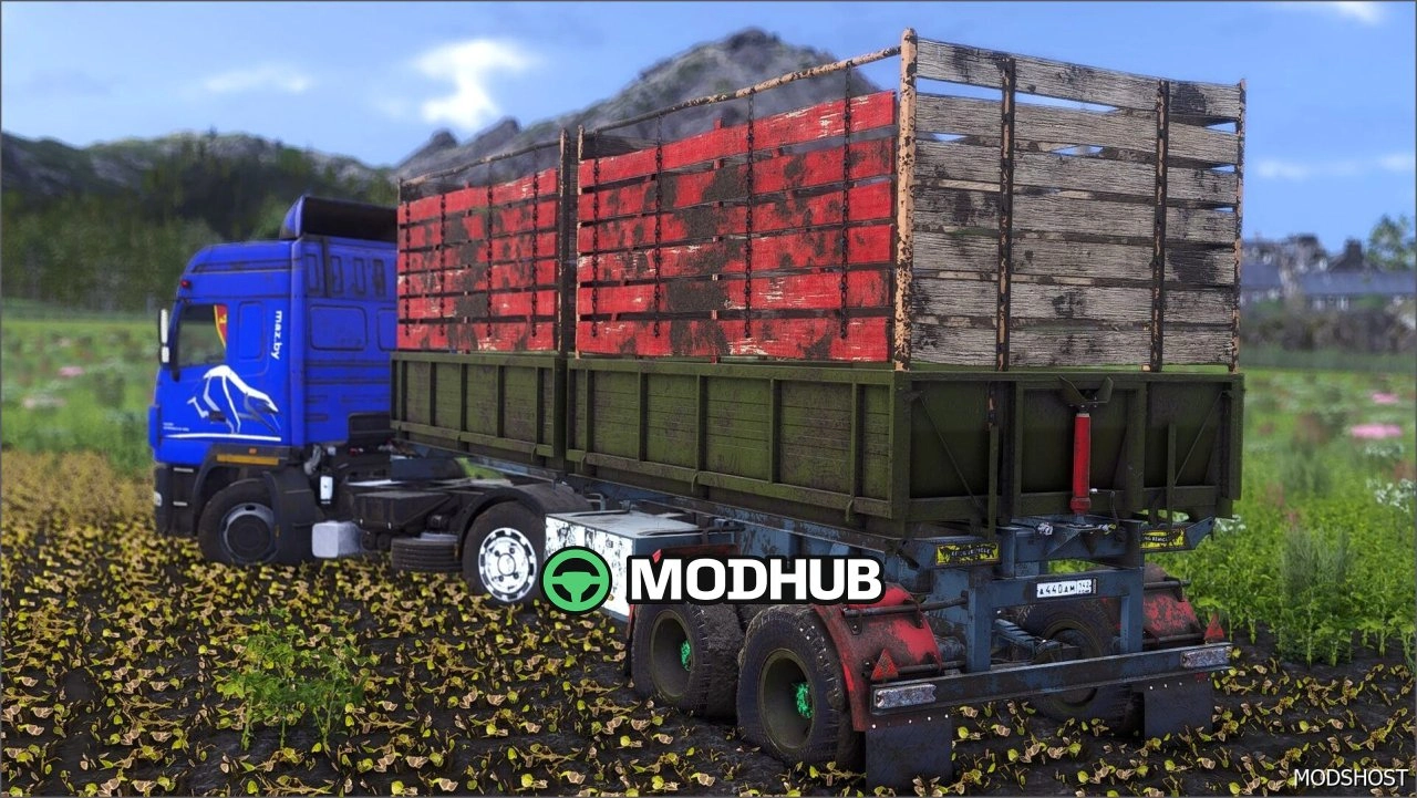 Напівпричіп MMZ для Farming Simulator 25