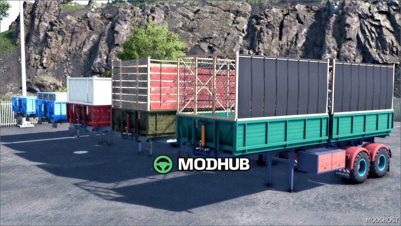 Sattelanhänger MMZ für Farming Simulator 25