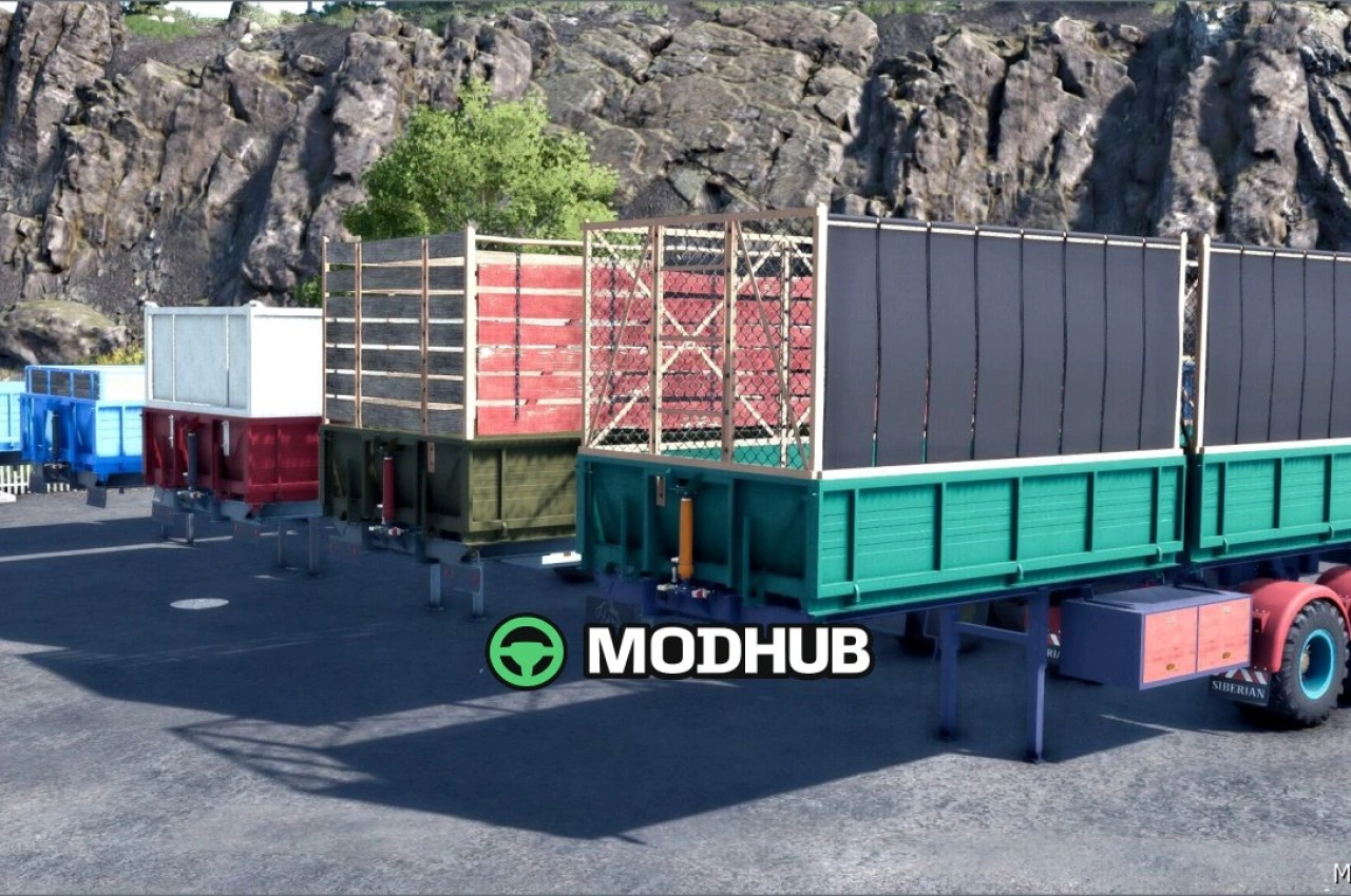 Напівпричіп MMZ для Farming Simulator 25