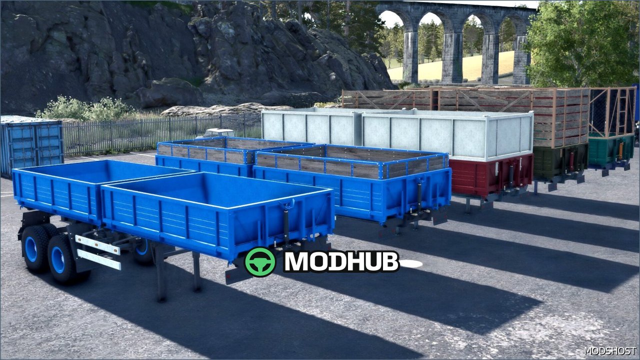 Sattelanhänger MMZ für Farming Simulator 25