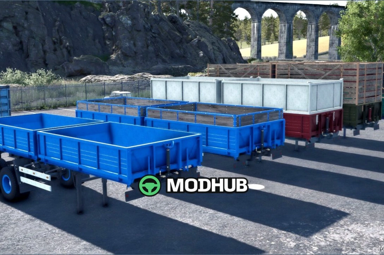 Напівпричіп MMZ для Farming Simulator 25