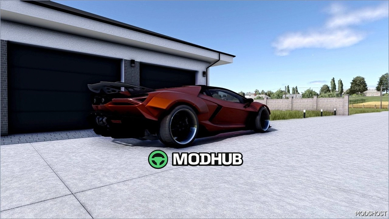 Автомобіль Lamborghini Revuelto для Farming Simulator 25