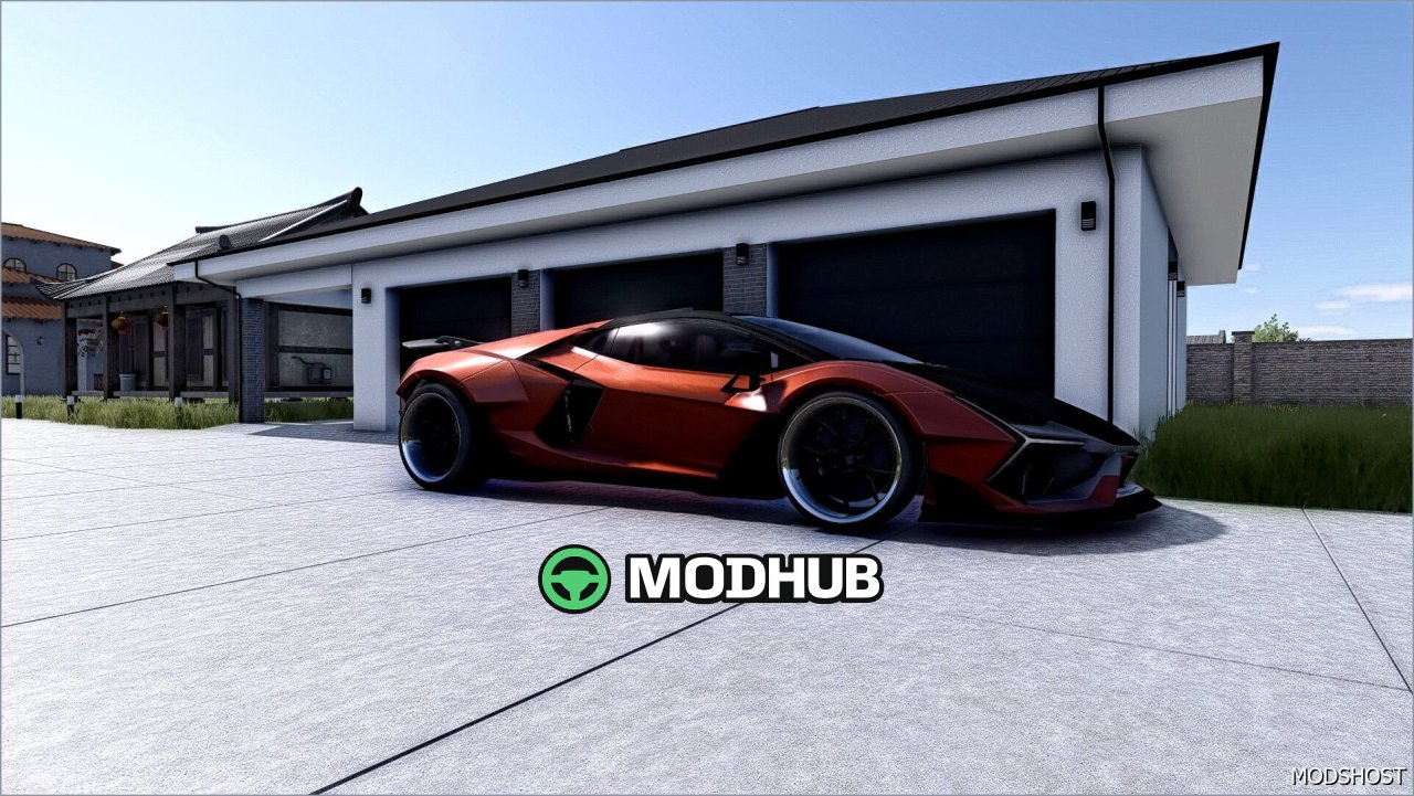 Автомобіль Lamborghini Revuelto для Farming Simulator 25