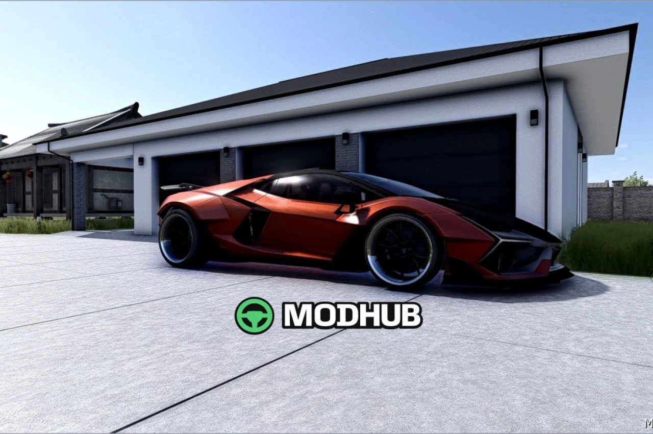 Автомобіль Lamborghini Revuelto для Farming Simulator 25