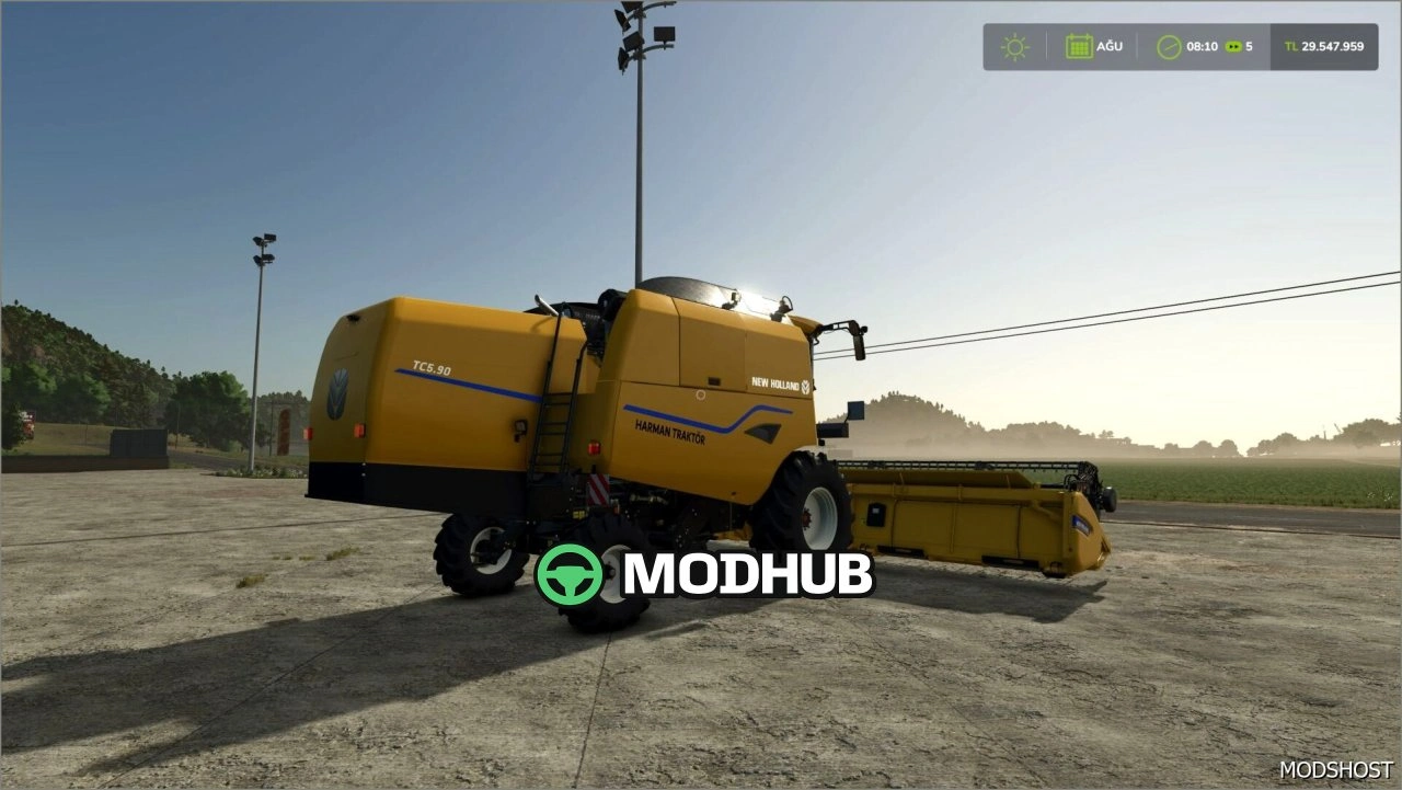 Комбайн NEW Holland TC5/70 для Farming Simulator 25