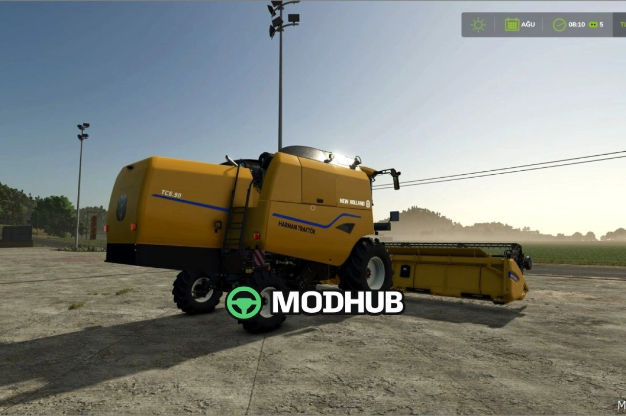 Комбайн NEW Holland TC5/70 для Farming Simulator 25