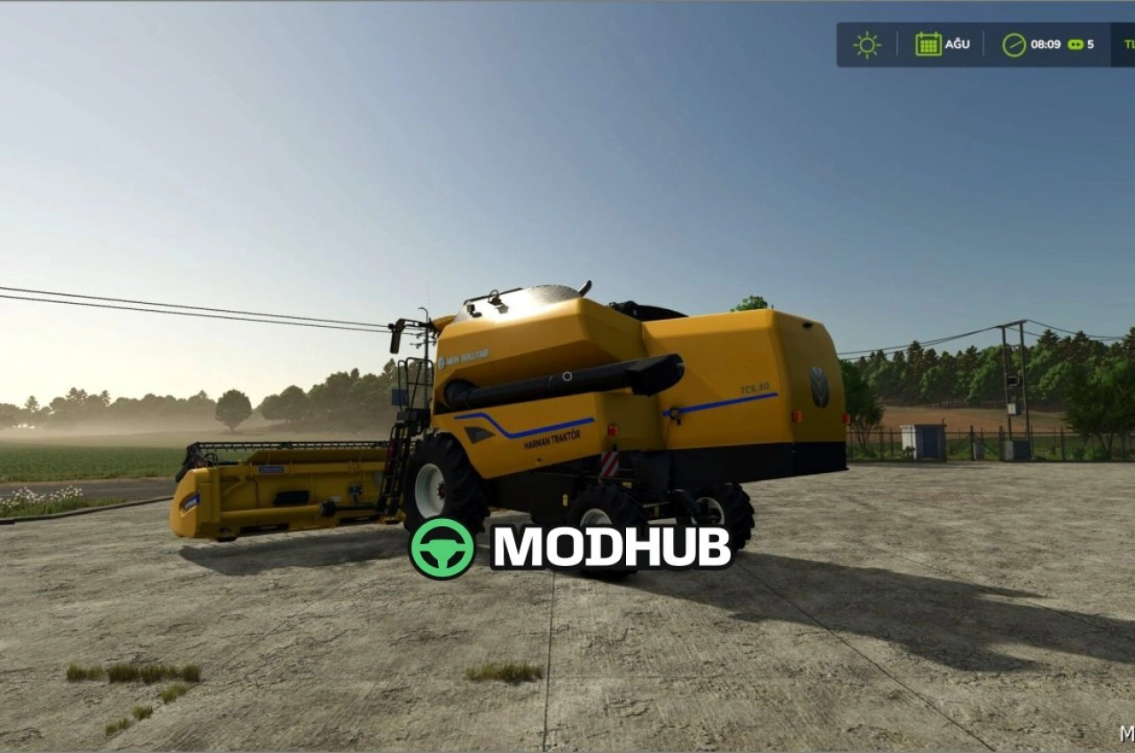 Комбайн NEW Holland TC5/70 для Farming Simulator 25