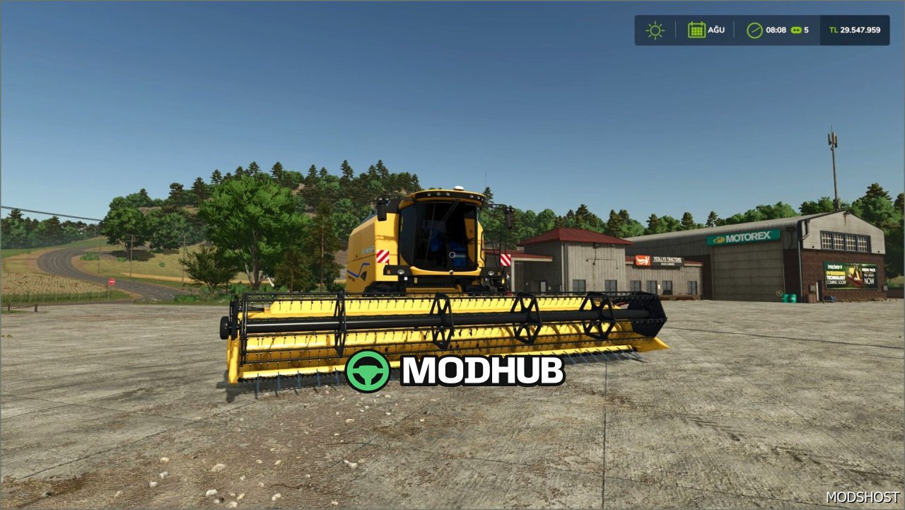 Harvester NEW Holland TC5/70 for Farming Simulator 25