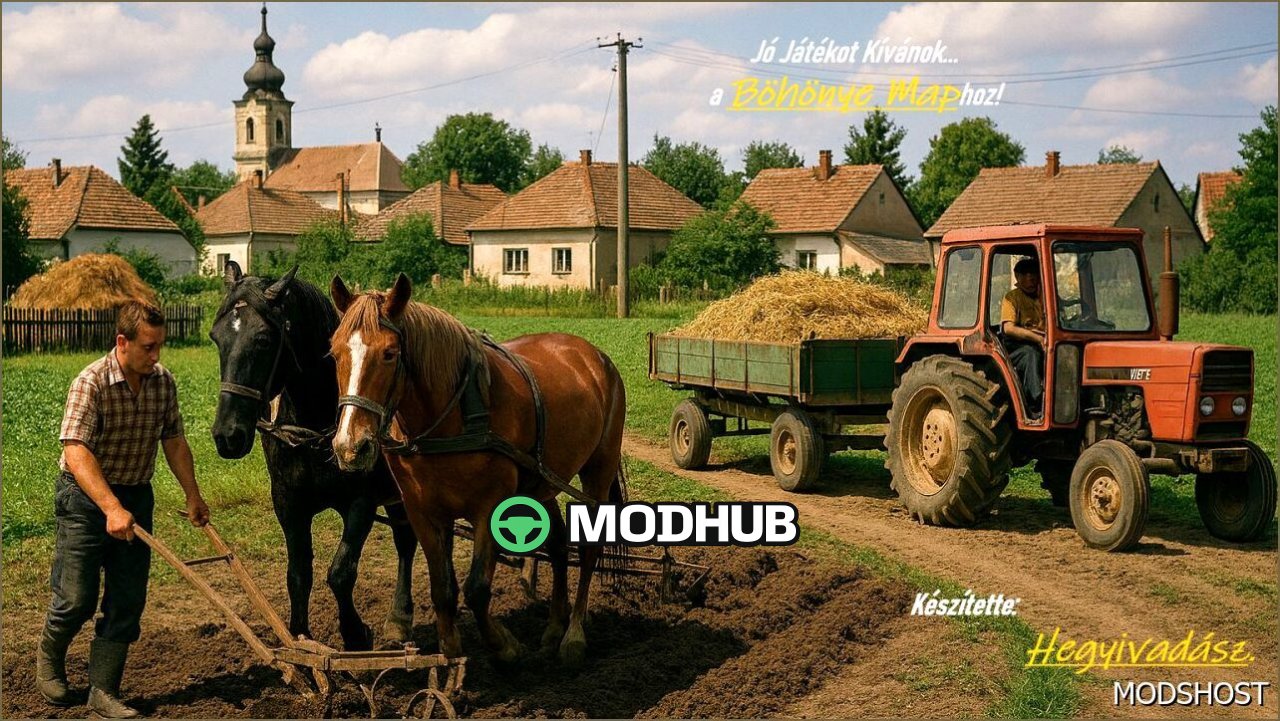 Böhönye Karte für Farming Simulator 25