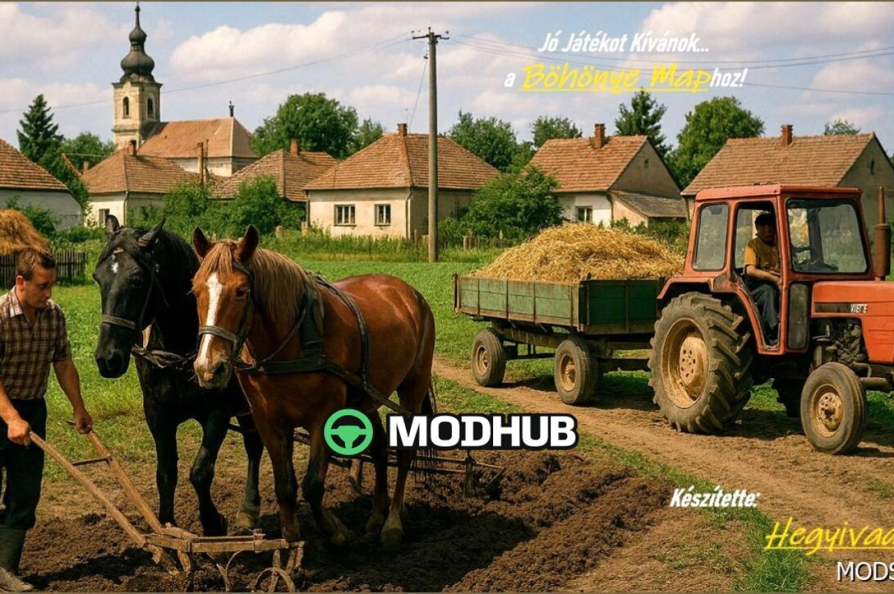 Карта Böhönye для Farming Simulator 25