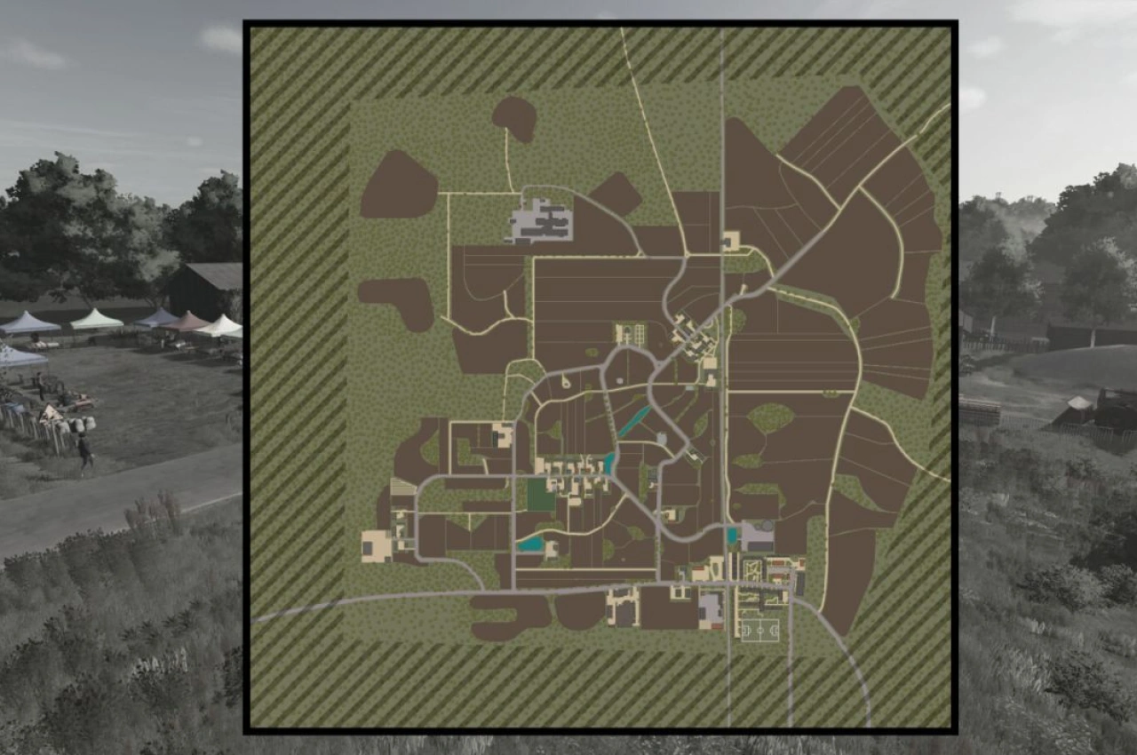 Карта Kolonia 2026 для Farming Simulator 25