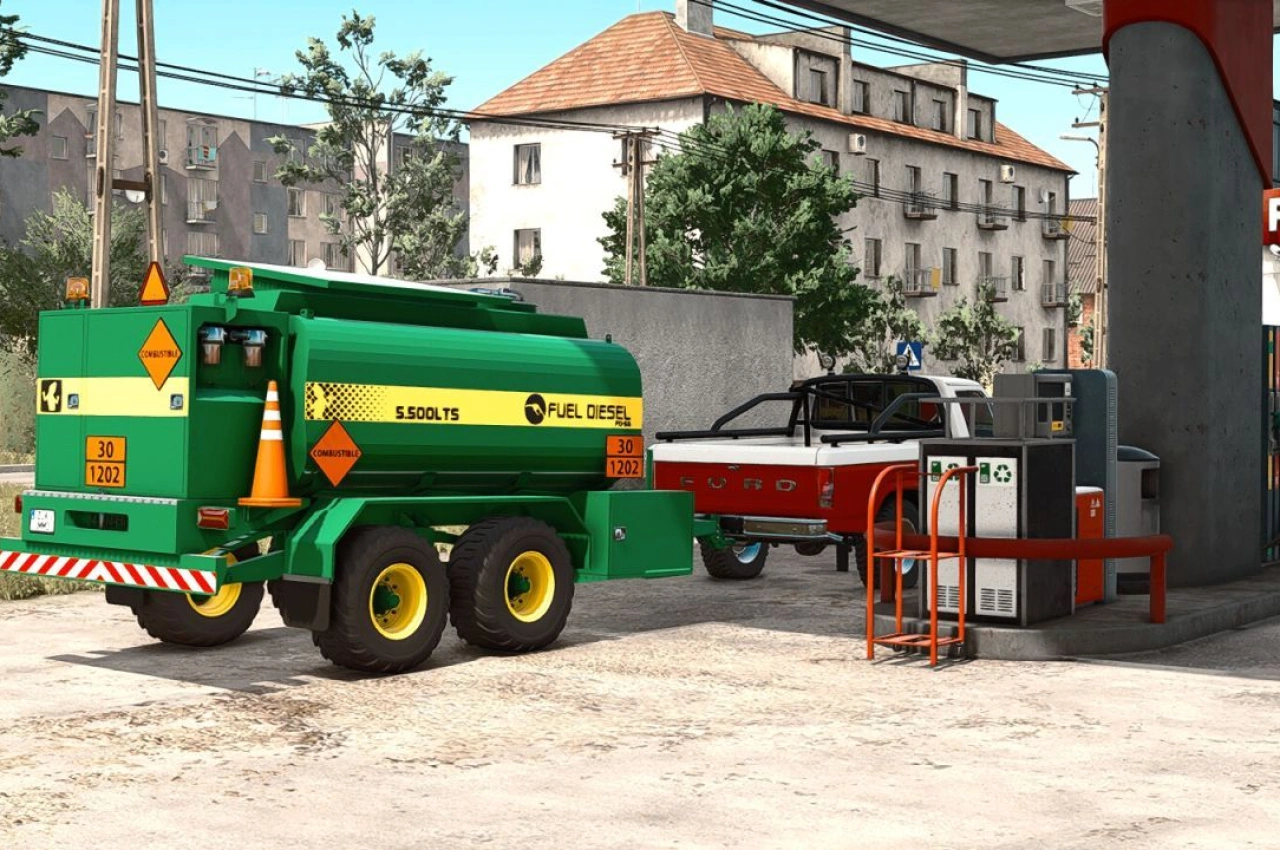 Причіп Lizard FD-55 для Farming Simulator 25