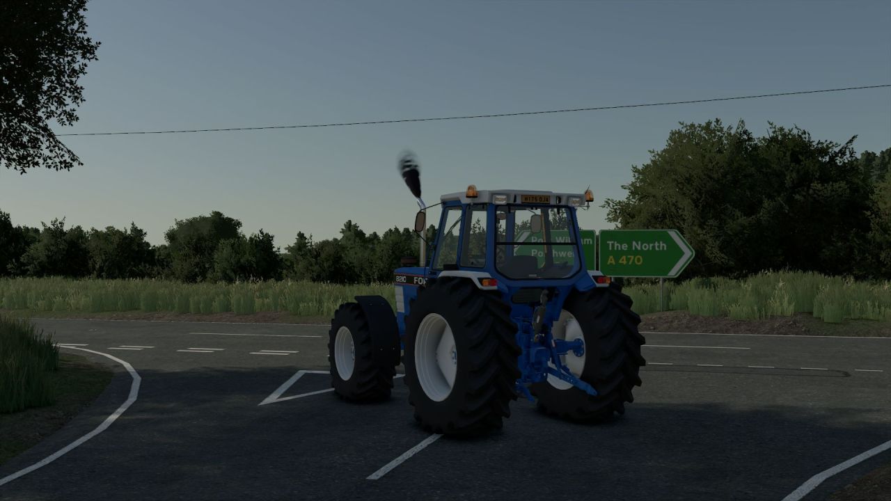 Трактор Ford 8210 для Farming Simulator 25