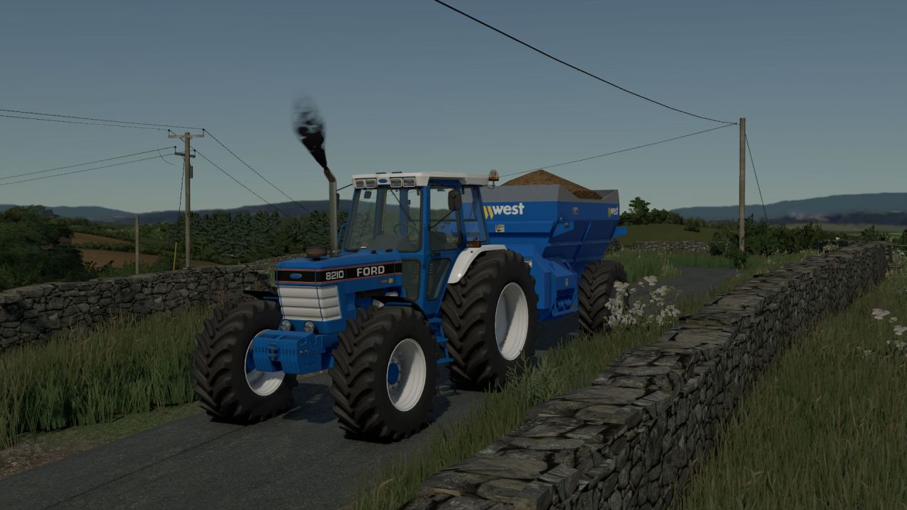Трактор Ford 8210 для Farming Simulator 25