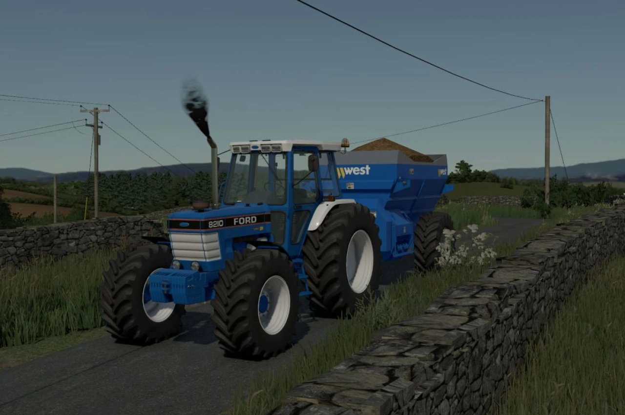 Трактор Ford 8210 для Farming Simulator 25