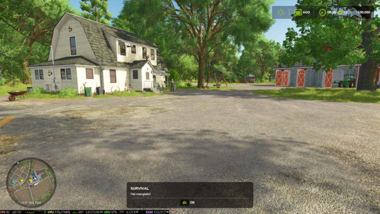 Tryb przetrwania do Farming Simulator 25