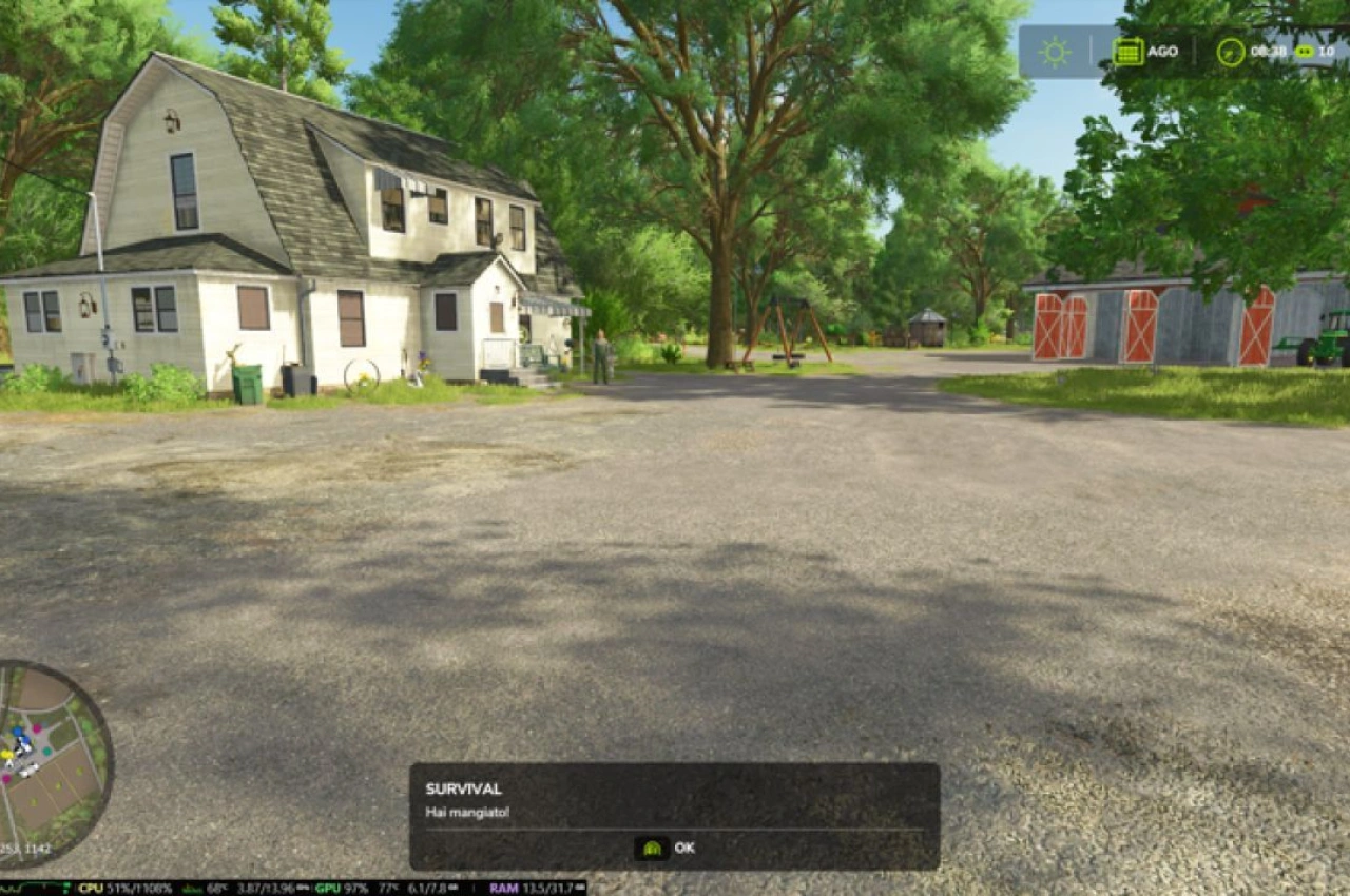 Режим виживання для Farming Simulator 25