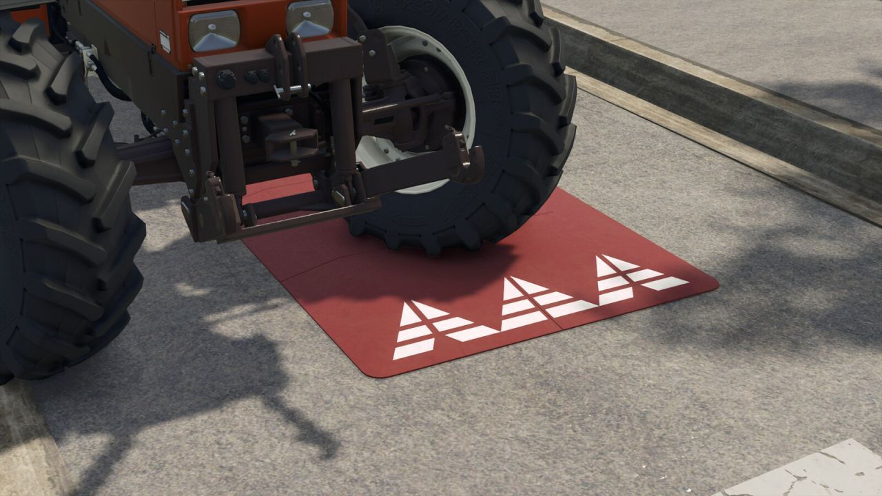 Realistisches Berlin Cushion (Prefab) — Städtischer Liegender Polizist für Farming Simulator 25