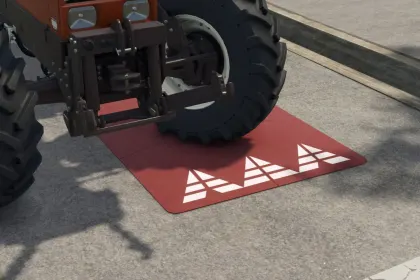 Realistisches Berlin Cushion (Prefab) — Städtischer Liegender Polizist für Farming Simulator 25 — 2