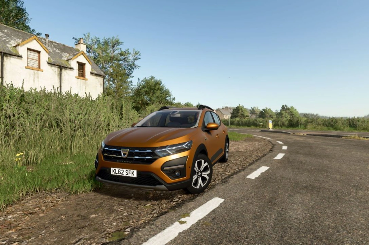 Автомобіль Dacia Sandero Stepway 2021 для Farming Simulator 25