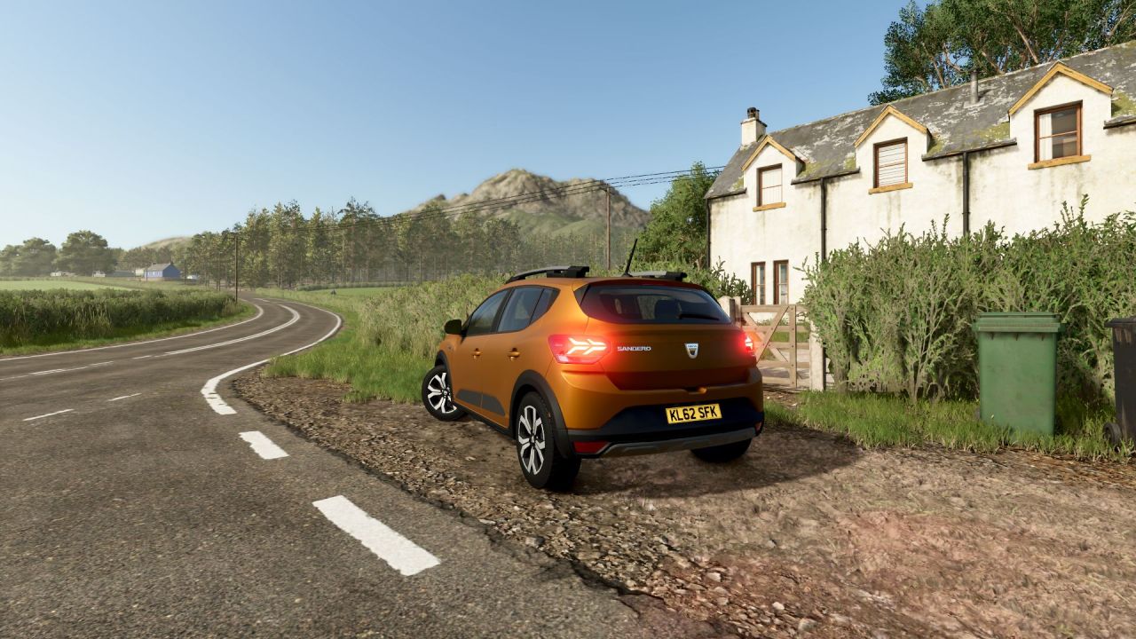 Samochód Dacia Sandero Stepway 2021 do Farming Simulator 25