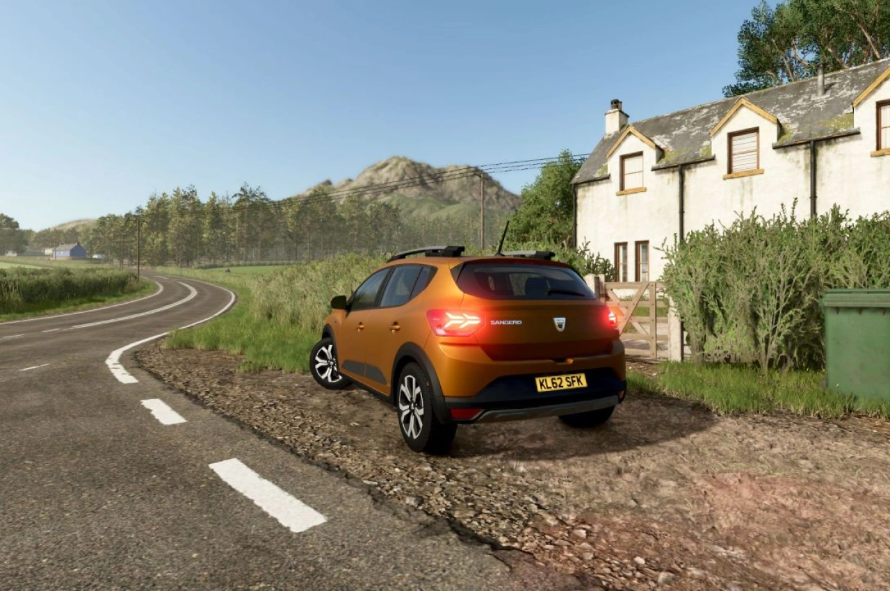 Автомобіль Dacia Sandero Stepway 2021 для Farming Simulator 25