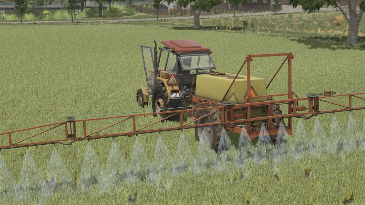Fertilizer Spreader SIBSELMASH OP-2000 for Farming Simulator 25