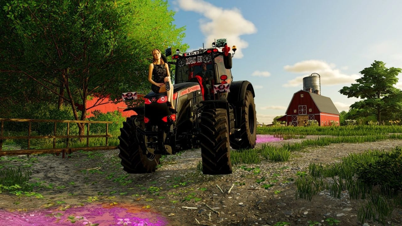 Трактор Massey Ferguson 8700S Edit для Farming Simulator 22