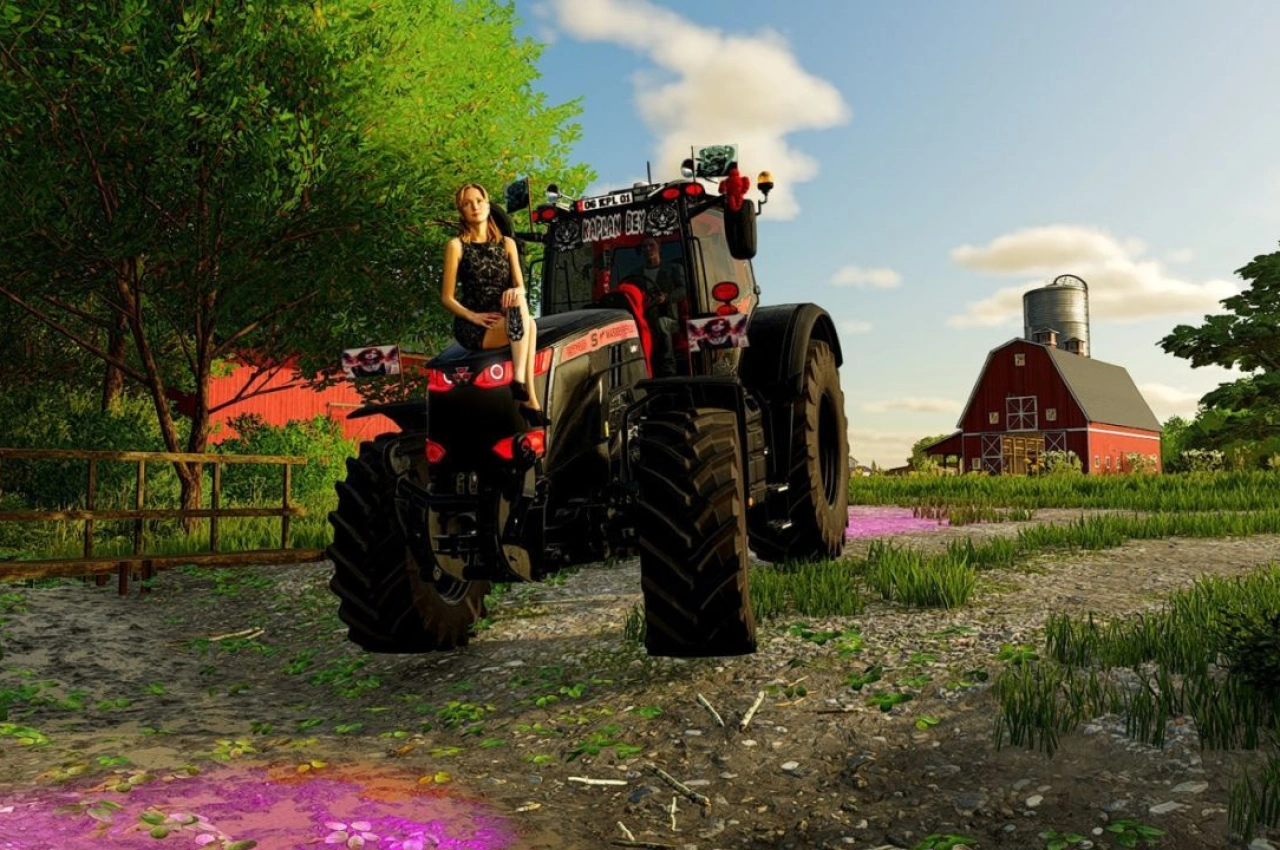 Трактор Massey Ferguson 8700S Edit для Farming Simulator 22