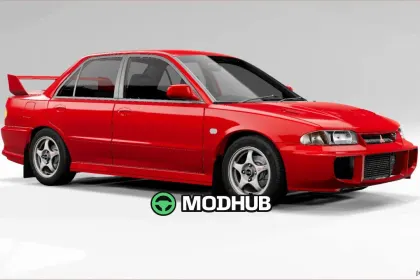 Samochód Mitsubishi Lancer Evolution Lll do BeamNG.drive — 2