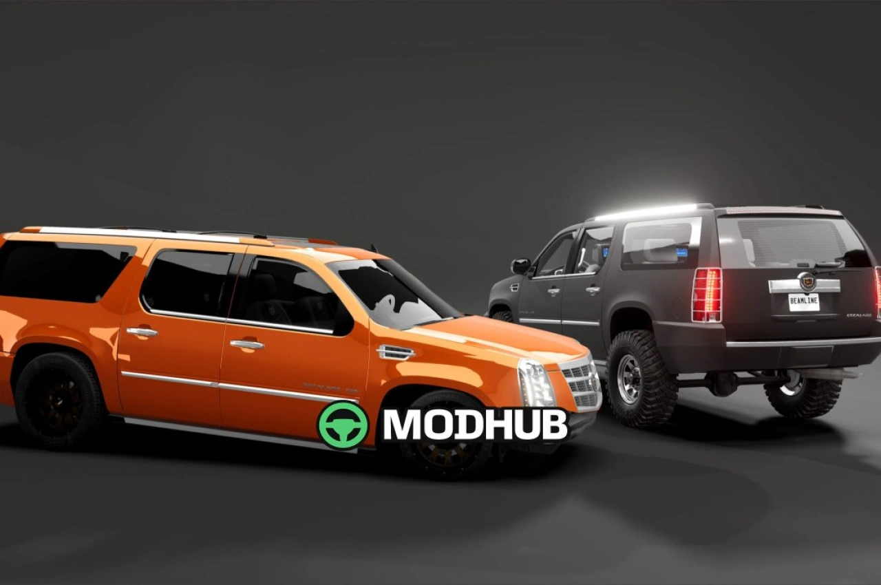Автомобіль Cadillac Escalade: Ultimate Remastered Edition 0.38 для BeamNG.drive