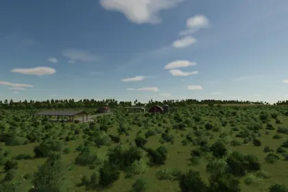 Велика 4x Карта Survival4X для Farming Simulator 25 — Виживання з Нуля та Максимум Простору — 1