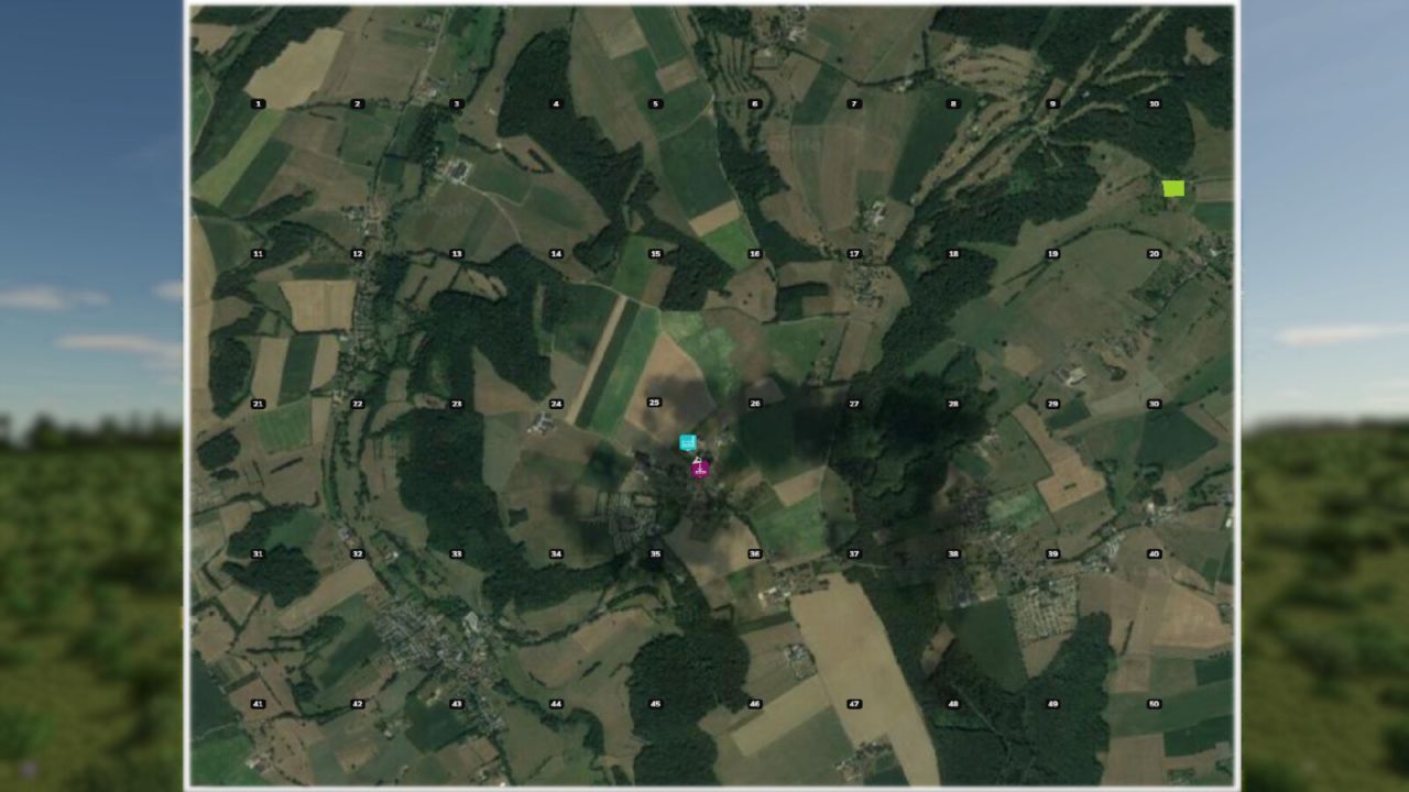 Велика 4x Карта Survival4X для Farming Simulator 25 — Виживання з Нуля та Максимум Простору