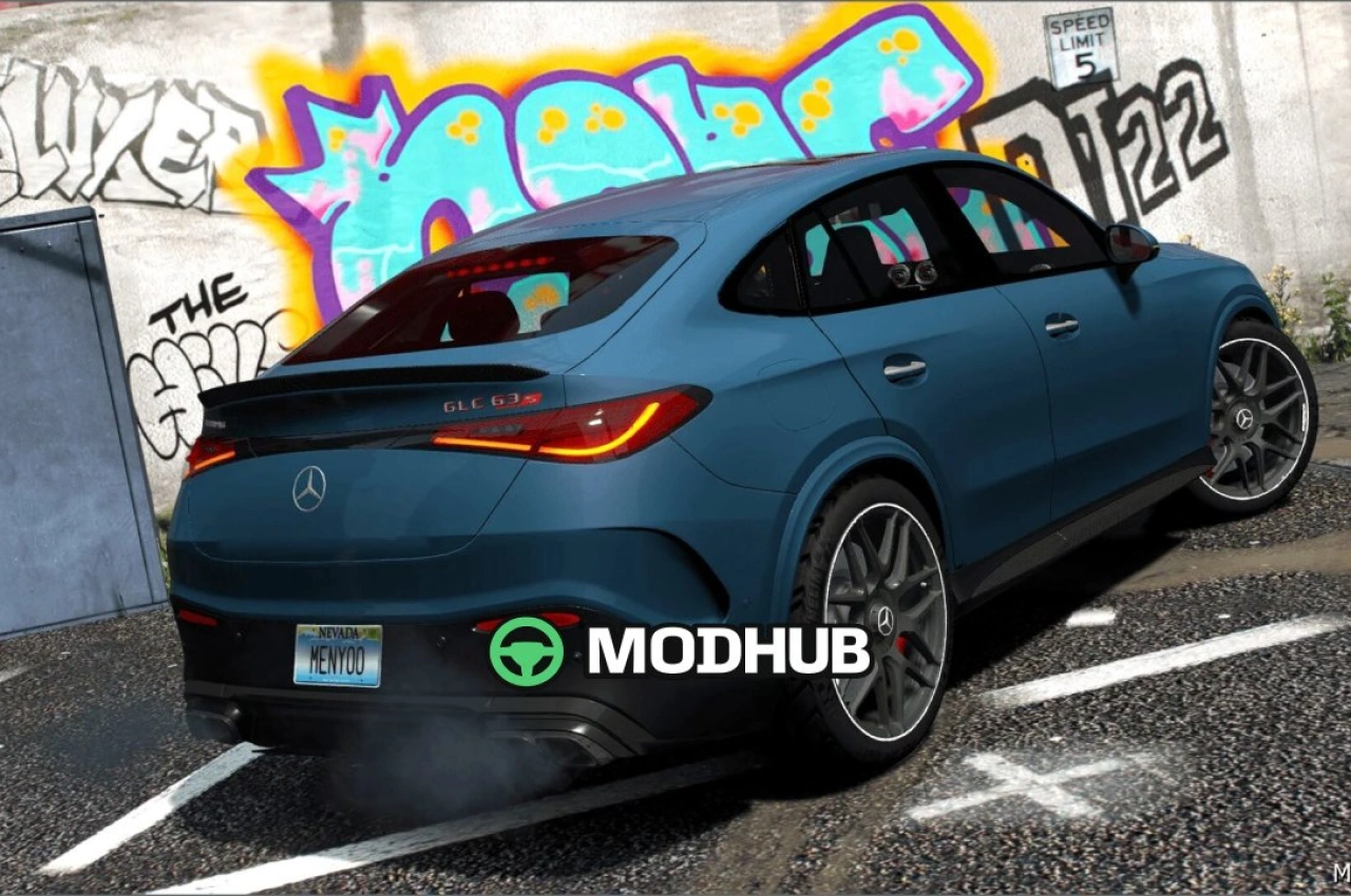 Автомобіль Mercedes Benz GLC 63S Coupe AMG для GTA 5