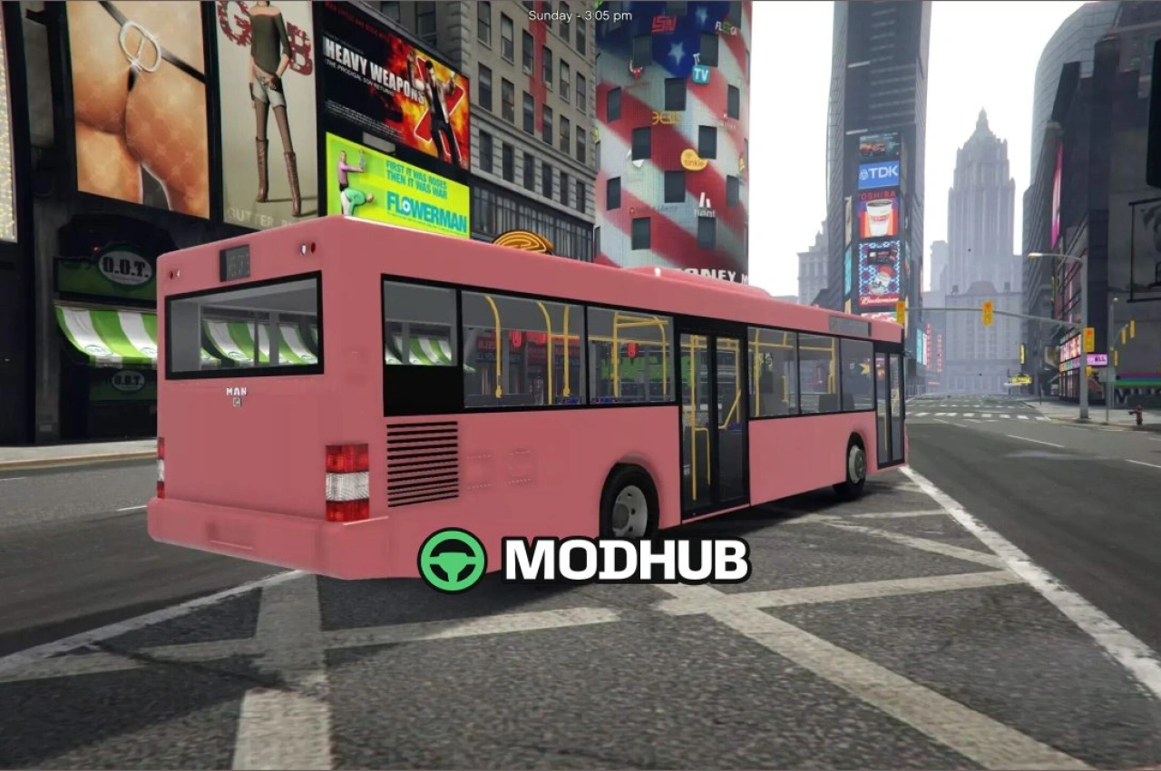 Автобус MAN A21 NL263 1997 для GTA 5