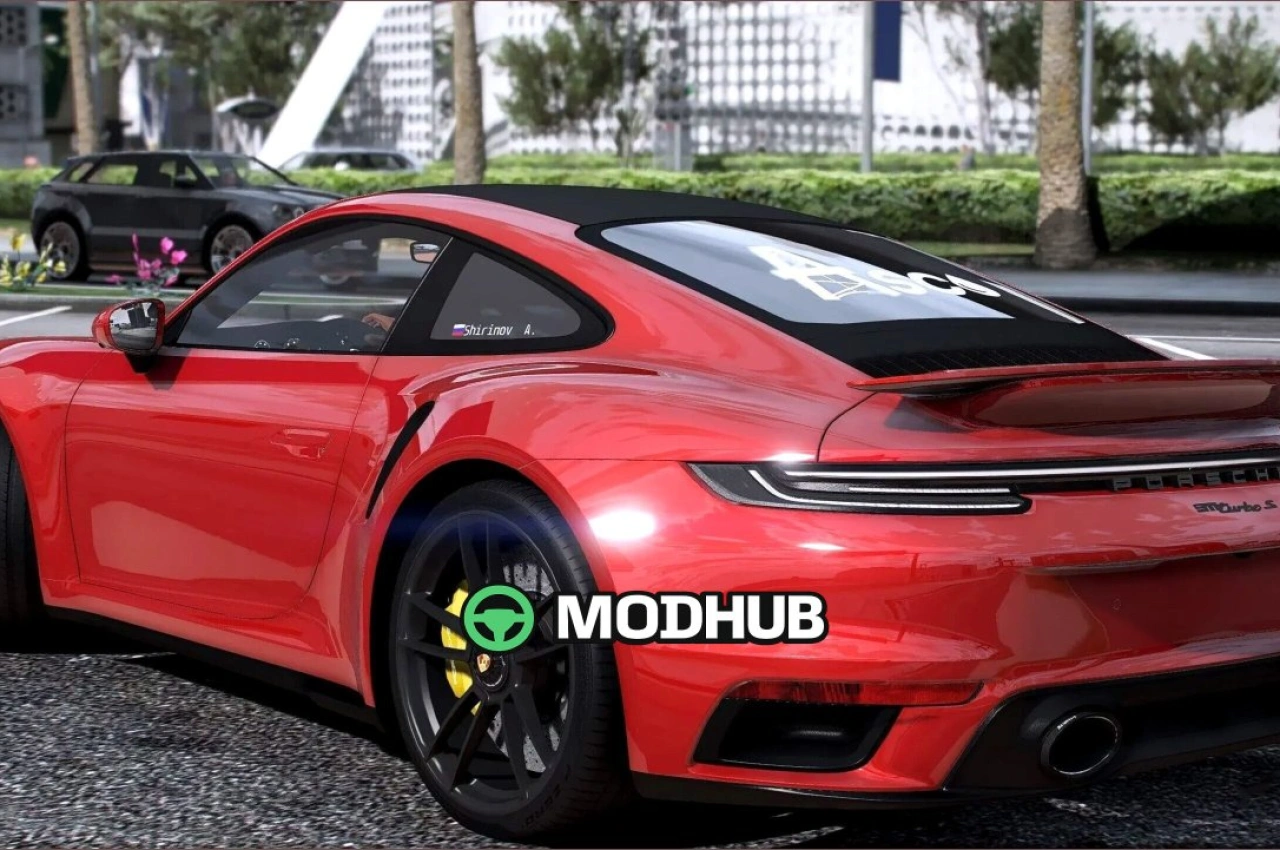 Автомобіль Porsche 911 Turbo S Red Scorpion 2021 для GTA 5