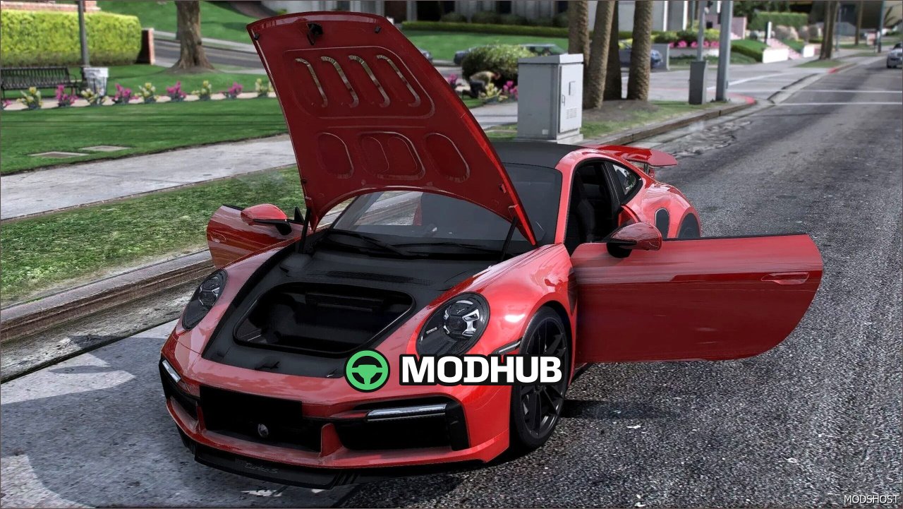 Автомобіль Porsche 911 Turbo S Red Scorpion 2021 для GTA 5