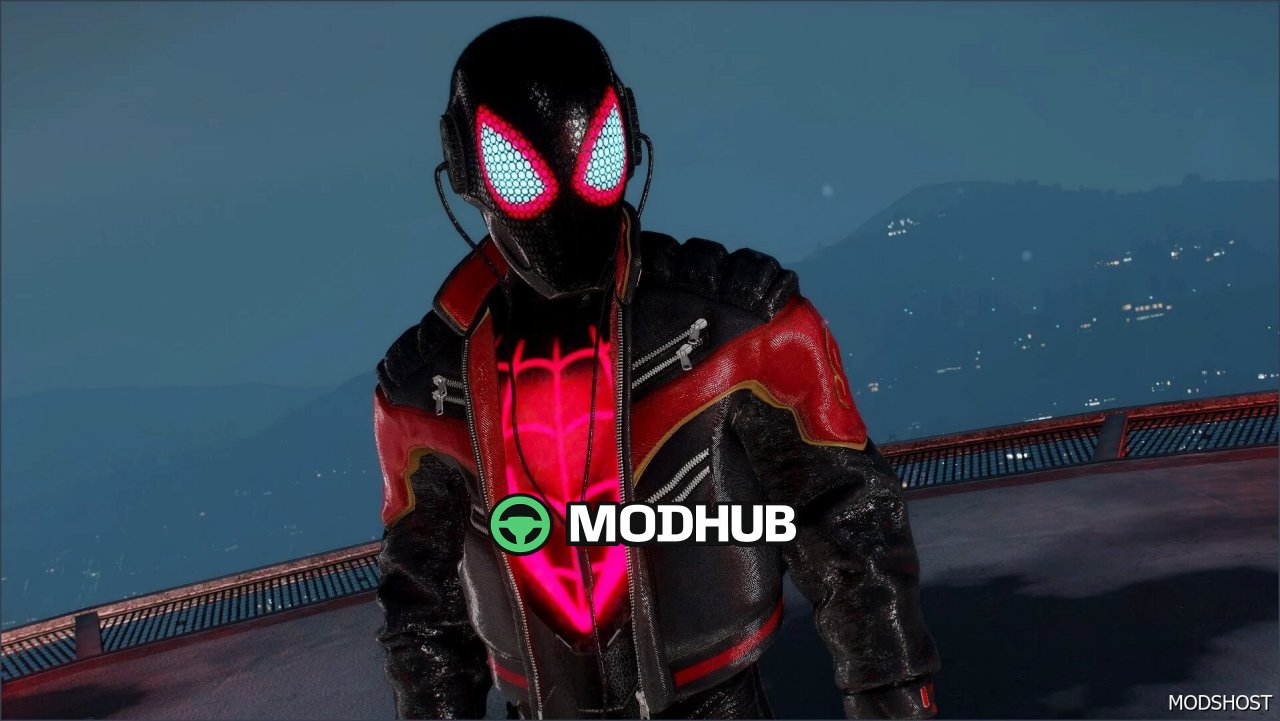 Мод персонажа Спайдермен Майлз 2020 для GTA 5
