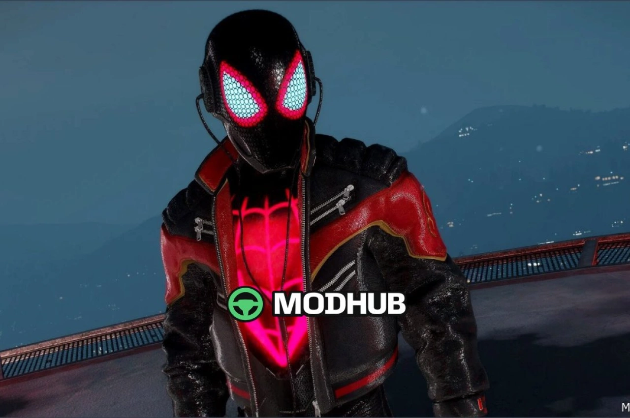 Мод персонажа Спайдермен Майлз 2020 для GTA 5