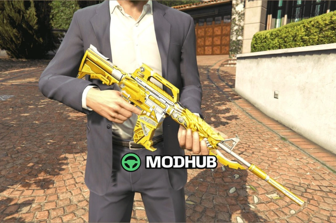 Автомат M4A1 Thunderstorm King для GTA 5